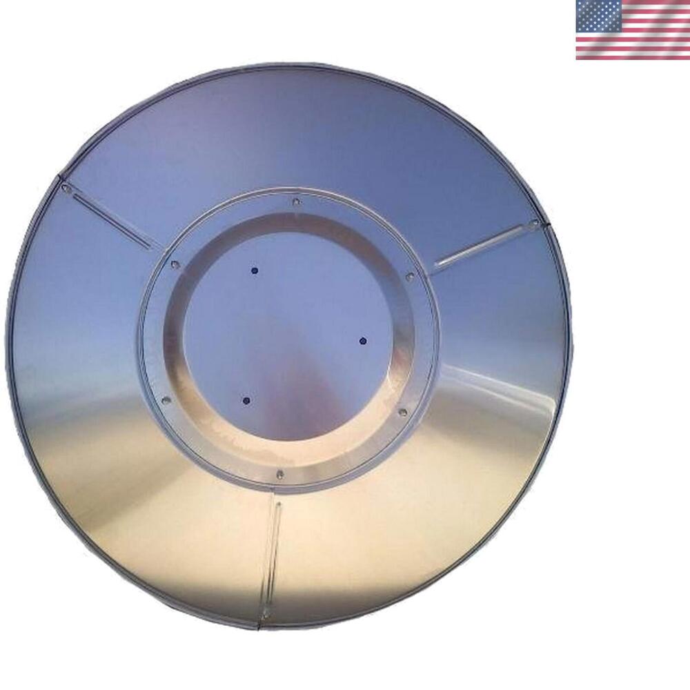 Durable 3HOLE Patio Heater Reflector Shield - 1000 Watts, Easy Installation